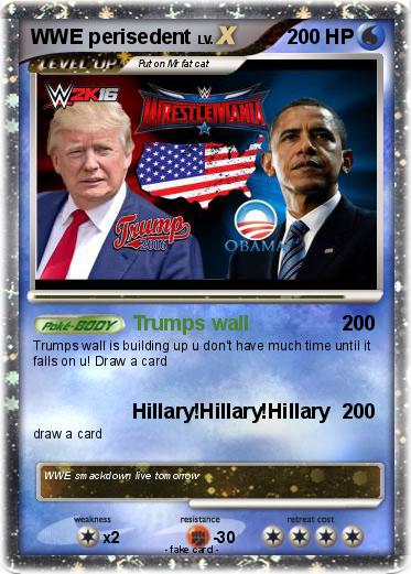 Pokemon WWE perisedent