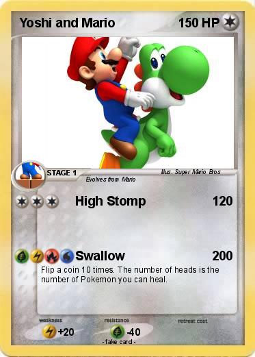 Pokemon Yoshi and Mario