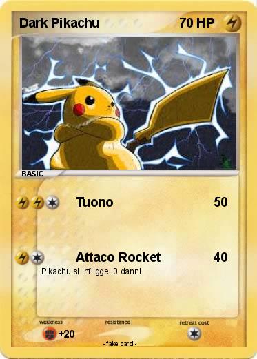 Pokemon Dark Pikachu