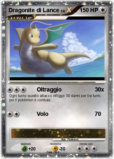Pokemon Dragonite di Lance