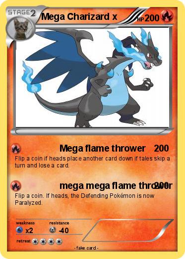 Pokemon Mega Charizard x