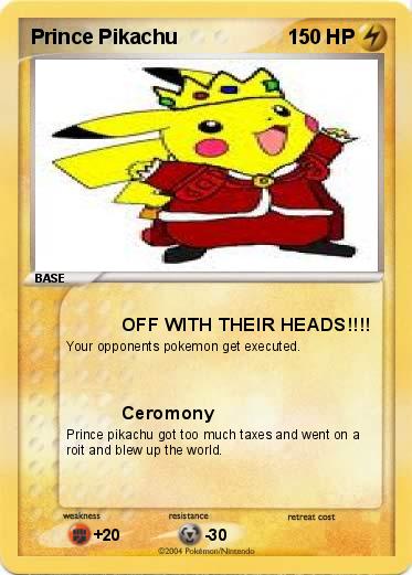 Pokemon Prince Pikachu