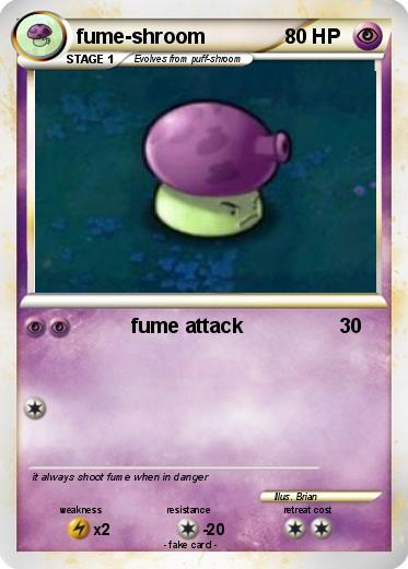 Pokemon fume-shroom