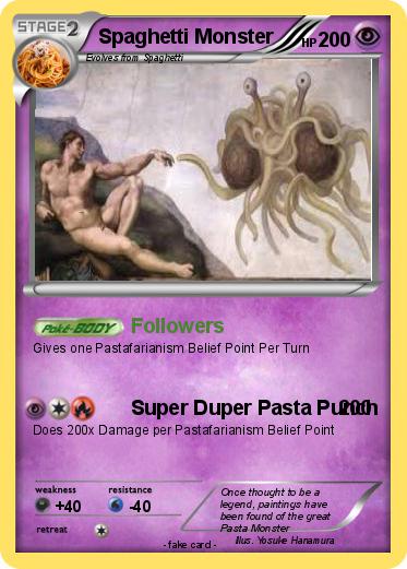 Pokemon Spaghetti Monster