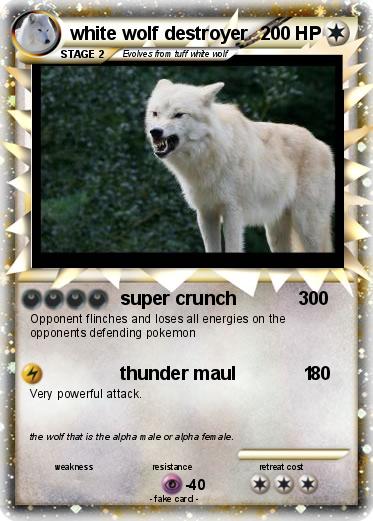 Pokemon white wolf destroyer