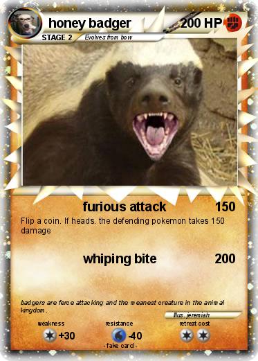 Pokemon honey badger