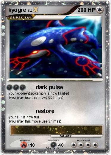 Pokemon kyogre