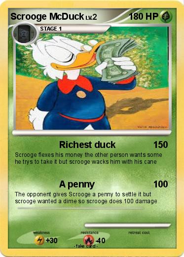 Pokemon Scrooge McDuck