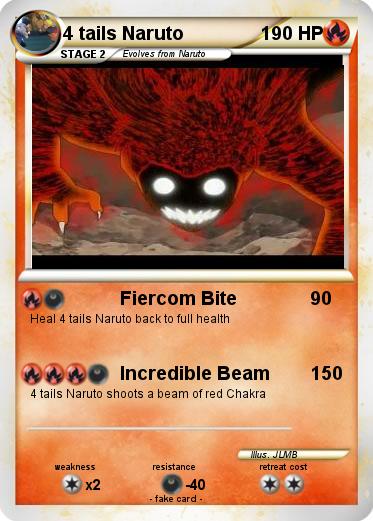 Pokemon 4 tails Naruto
