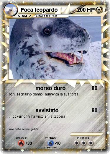 Pokemon Foca leopardo