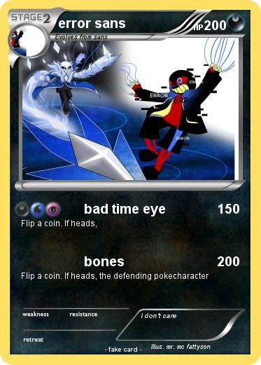 Pokemon error sans