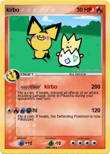 Pokemon kirbo