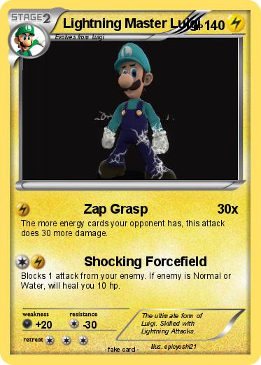 Pokemon Lightning Master Luigi
