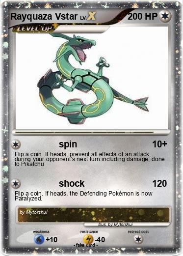 Pokemon Rayquaza Vstar