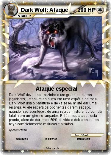 Pokemon Dark Wolf: Ataque
