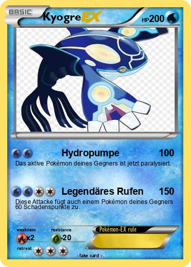 Pokemon Kyogre