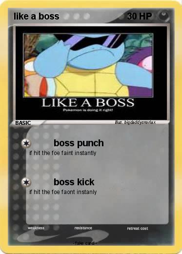 Pokemon like a boss