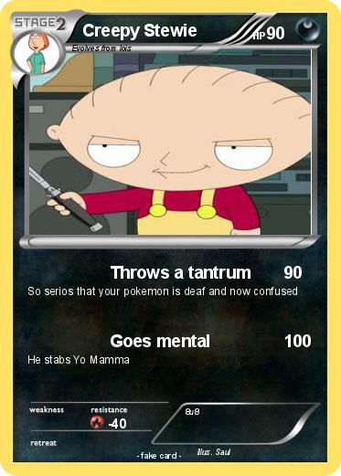 Pokemon Creepy Stewie