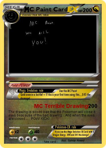 Pokemon C Paint Card