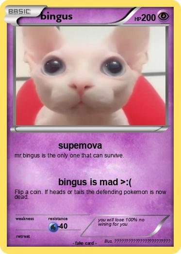 Pokemon bingus