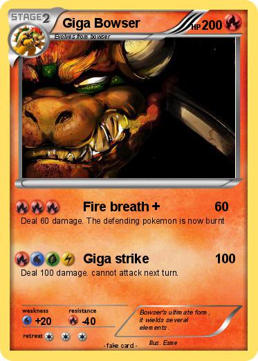 Pokemon Giga Bowser