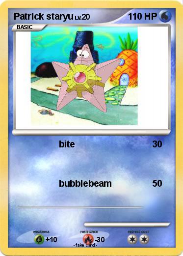 Pokemon Patrick staryu