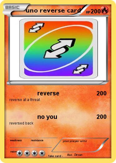 Pokemon Uno reverse card 0000000