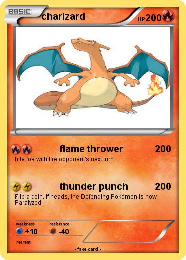 Pokemon charizard