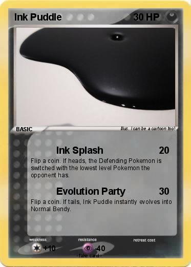 Pokemon Ink Puddle