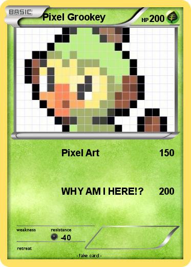 Pokemon Pixel Grookey