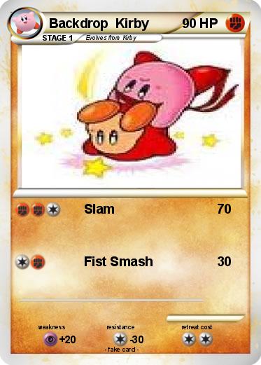 Pokemon Backdrop  Kirby