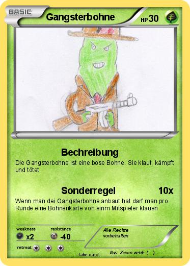 Pokemon Gangsterbohne