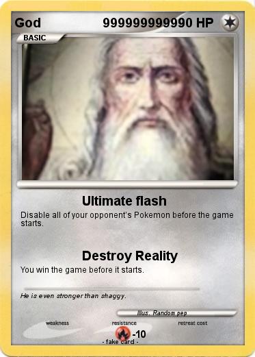 Pokemon God                  99999999999