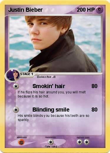 Pokemon Justin Bieber