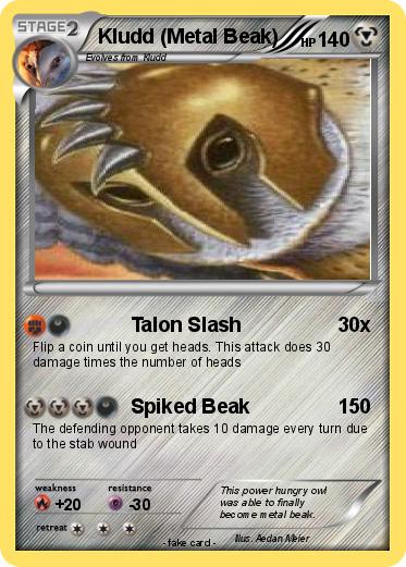 Pokemon Kludd (Metal Beak)