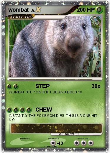 Pokemon wombat