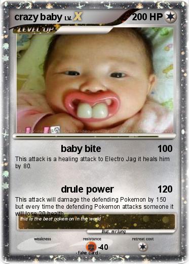 Pokemon crazy baby