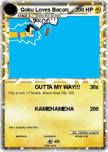 Pokemon Goku Loves Bacon