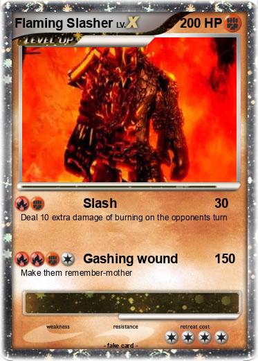 Pokemon Flaming Slasher