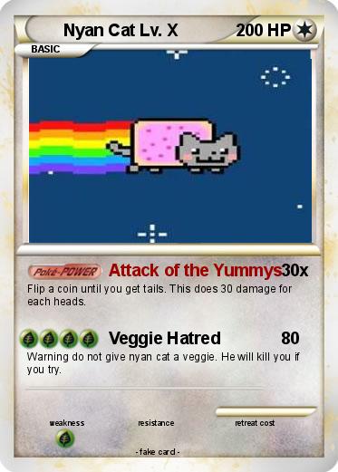 Pokemon Nyan Cat Lv. X