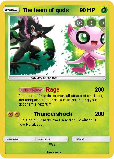 Pokemon The team of gods
