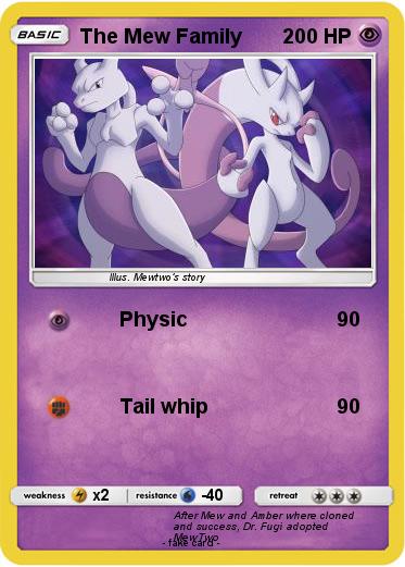 Pokemon The Mew Family