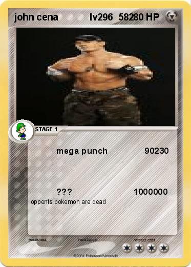 Pokemon john cena            lv296  582