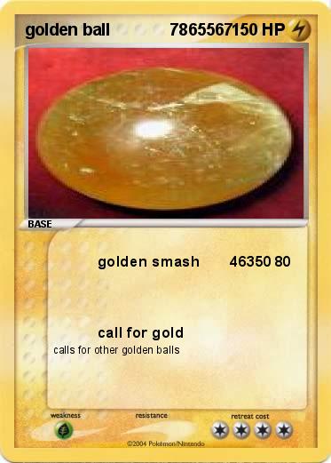 Pokemon golden ball             7865567