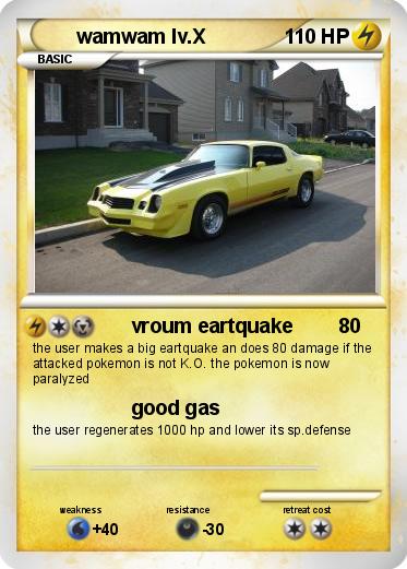 Pokemon wamwam lv.X