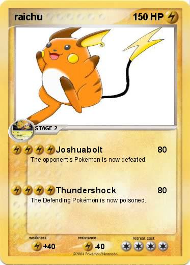 Pokemon raichu