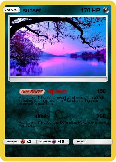 Pokemon sunset