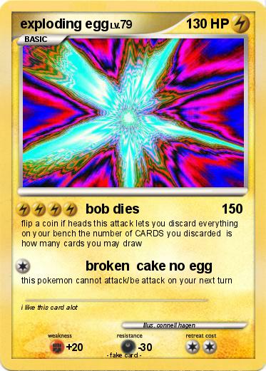 Pokemon exploding egg