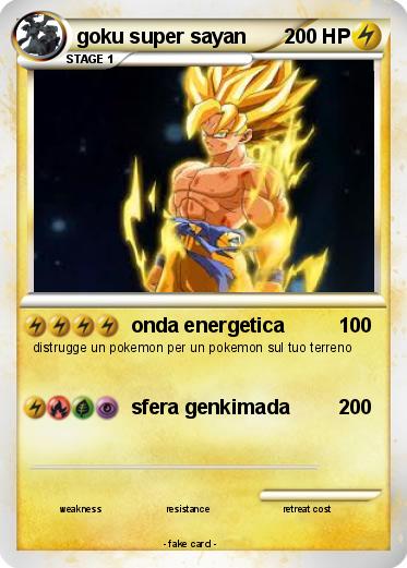 Pokemon goku super sayan