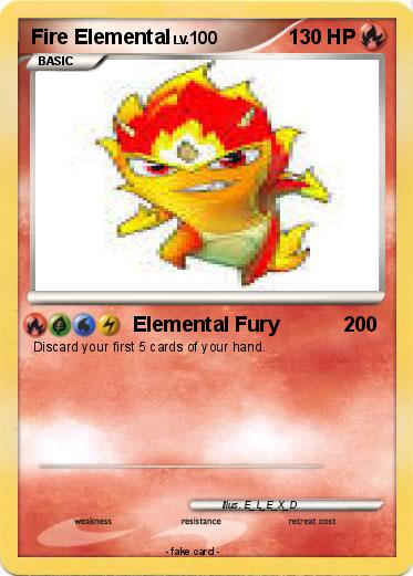 Pokemon Fire Elemental